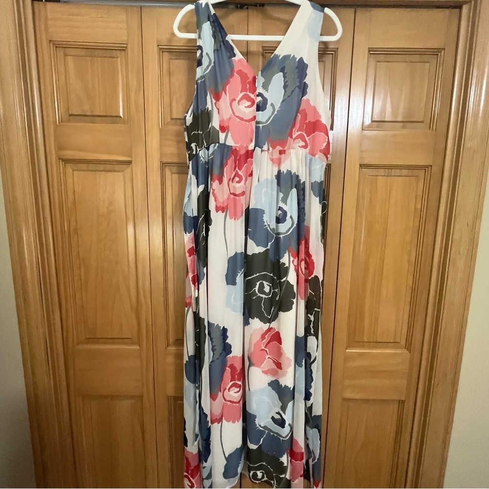 Motherhood Maternity Floral Maxi Dress Size 2X NWT - Picture 3 of 8